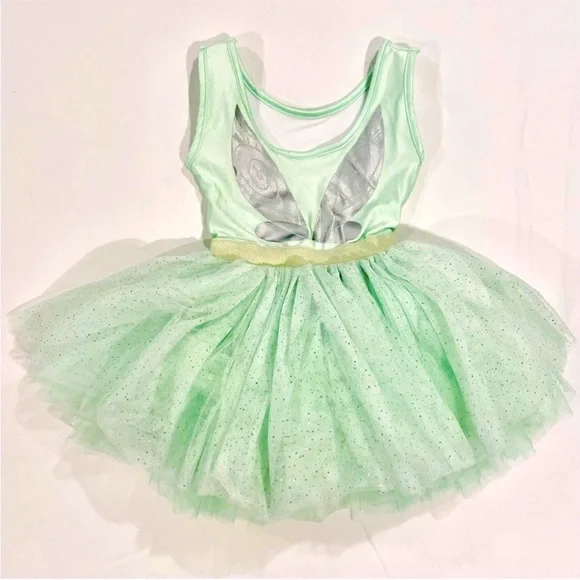 Disney Store Tinker Bell Dress Girls 3T Animators Collection Leotard Tutu Ballet - Picture 6 of 9